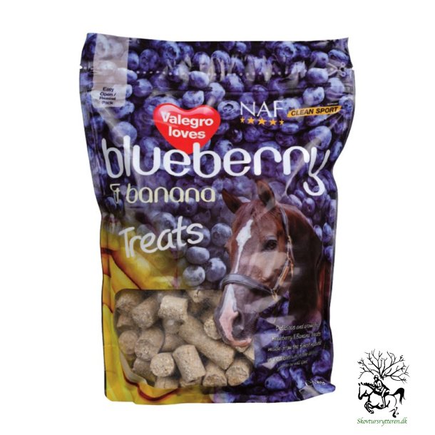Godbidder fra NAF uden sukker "BLUEBERRY &amp; BANANA TREATS"