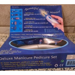 Neglefil st elektrisk (Manicure / pedicure) til batterier 