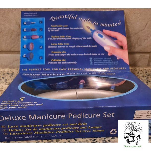 Neglefil st elektrisk (Manicure / pedicure) til batterier 