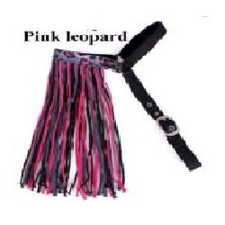 Fluepandebnd med elastisk halsrem fra QHP i flere farver