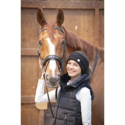 Head band /vinter pandebnd med foer fra Penelope i sort eller r hvid 