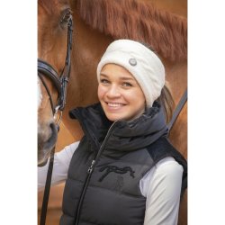 Head band /vinter pandebnd med foer fra Penelope i sort eller r hvid 