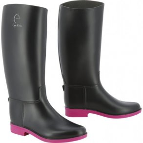 Ridestvler i PVC med pink eller bl hl  til brn 