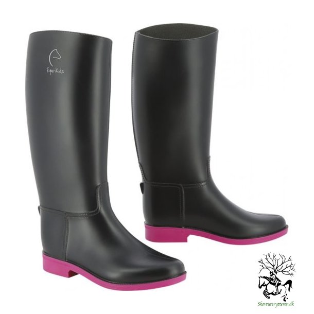 Ridestvler i PVC med pink eller bl hl  til brn 