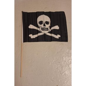 Piratflag p stang - kan tle regn smitter ikke af 