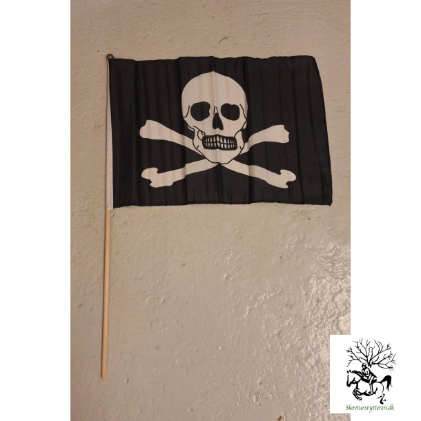 Piratflag p stang - kan tle regn smitter ikke af 