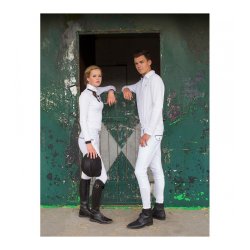 Stvnebluse til Herre fra QHP "Luke" hvid