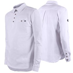 Stvne bluse til herre fra QHP "Ralph" hvid eller bl