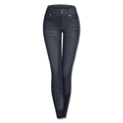 Ridebukser i bld Denim look "Hope" Bl
