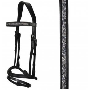  Hilbar -  Trense m gr sten (rock) - Exclusiv trense