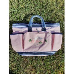 Strigletaske  fra HV Polo "Jonie" med sten og palmer i flere farver