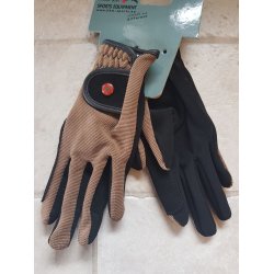 Ridehandsker fra HKM  til junior Sand eller bl