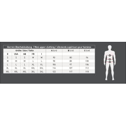 Polo T-shirt til herre " Michigan" i navy bl 