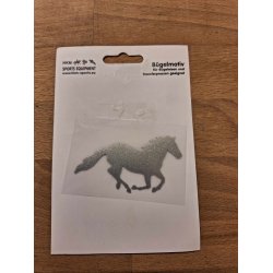 1 Stk. Strygemrker med lbende hest fes i flere farver