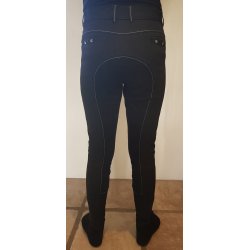 Ridebukser fuldskind "Flower Power" sort