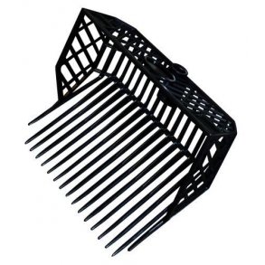 RYUM - Spngrev hoved i slagfast plast - sort