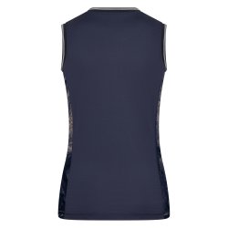 Top Fra IR i Tech stof "Sporty Royalty" navy bl