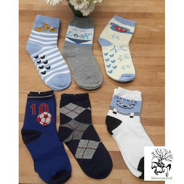 Brnestrmper 6 pk. str. 35-38