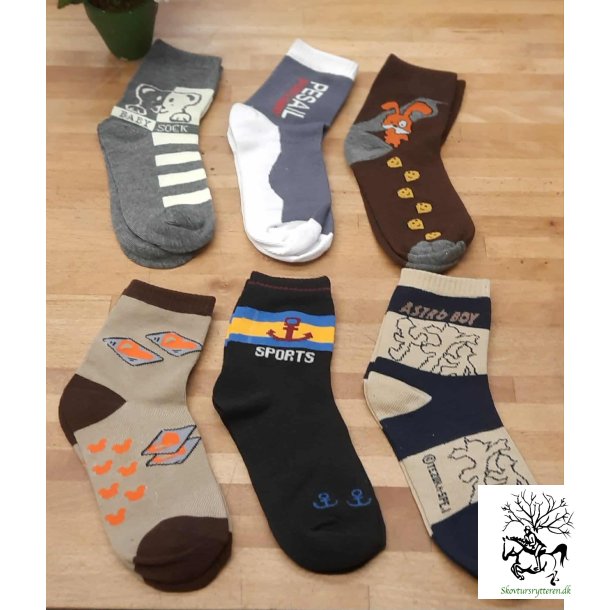 Brnestrmper 6 pk. str. 35-38