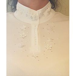 Stvne bluse med blomster fra IR