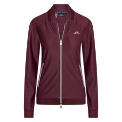 HV Polo Tech cardigan "Teddy" bordeaux