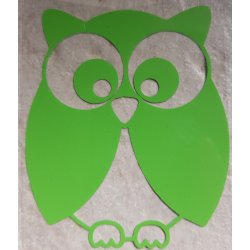 5 stk Strygemrker til tj med ugle i flere farver