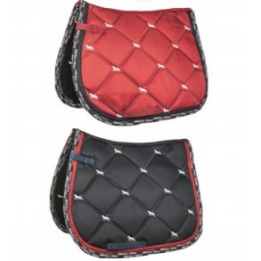 Underlag med heste brodering i quiltningen