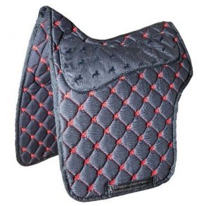 Underlag fra Karlslund med broderede heste 