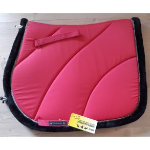 Underlag med falsk lamme kant i pink med slv bnd