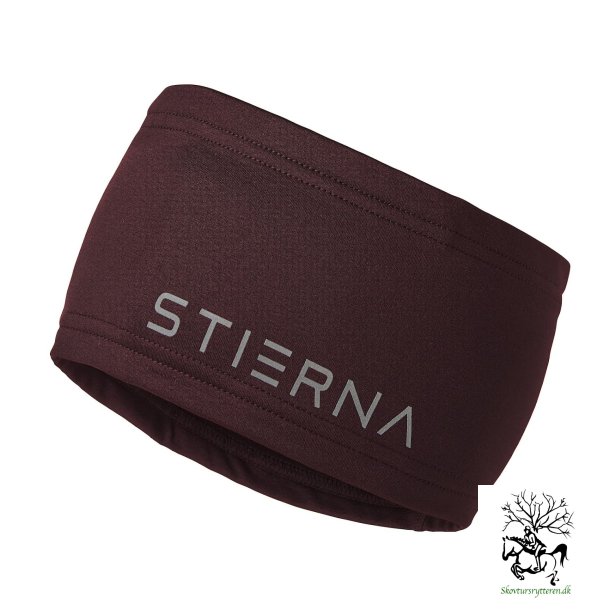 Pandebnd fra Stierna med reflex logo i  farven morbr 