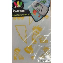 Telefon og I-Pat Klistermrker i tyndt gummi "Tatoo" Arbejde